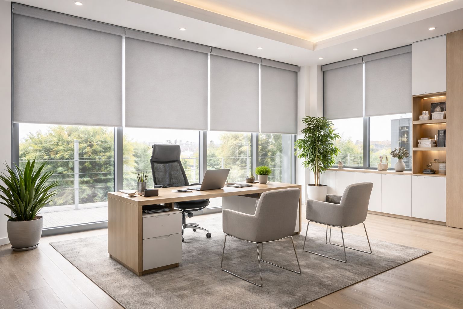 Stor perde ofis uygulaması — Özdenler Perde Tire